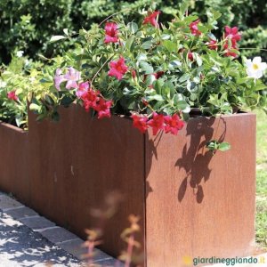 Giardineggiando - arredo giardino in acciaio corten