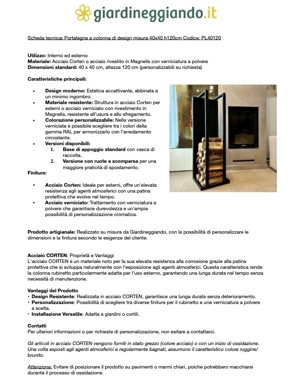 scheda-tecnica-portalegna-a-colonna-per-esterno-ed-interno-giardineggiando